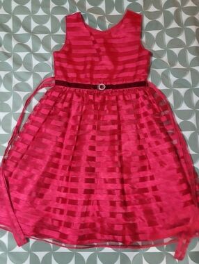 Red Party Dress Jona Michelle | Girls Size 10 | Holiday Dress | Elegant